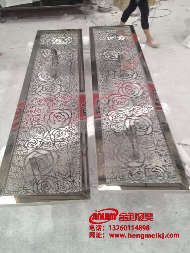 北京不锈钢镂空屏风加工|厂家