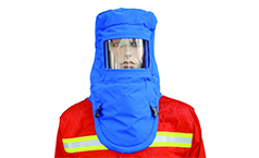耐低温防液氮头罩防寒头罩加气站LNG头罩液氮防护面罩