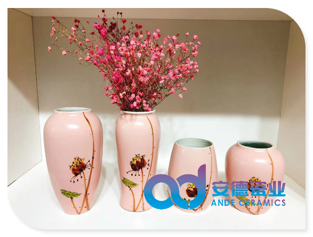   陶瓷手工艺品  瓷器花瓶  客厅摆件插花瓶  陶瓷插花瓶尺寸  厂家批发陶瓷花瓶