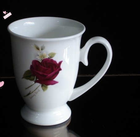 陶瓷会议杯礼品杯-定做瓷杯子-创意大理石纹办公咖啡杯