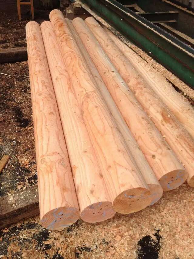 南方松碳化木及南方松圆柱上海易洲木业厂家直销