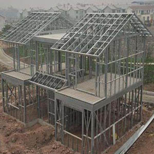 供青海格尔木钢结构别墅和西宁钢结构工程