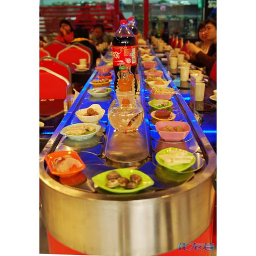 旋转式火锅餐桌设备海南厂家