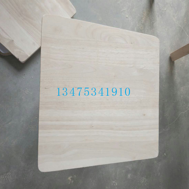 供应实木橡胶木餐椅座面橡胶木实木椅子面板批发