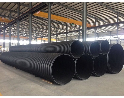 上海厂家直销HDPE双壁缠绕管 hdpe承插式双壁缠绕管