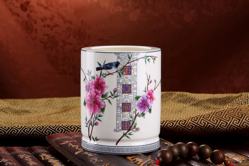 创意办公过滤茶杯-北京陶瓷定做-陶瓷早餐杯牛奶杯-咖
