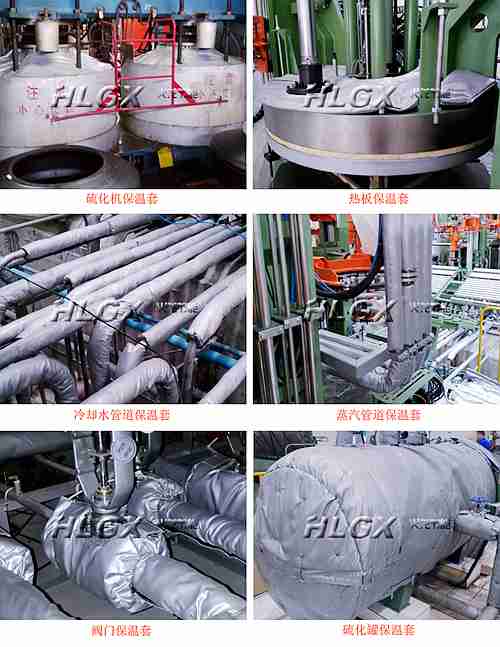 HLGX硫化机可拆卸保温套节能60%重复使用