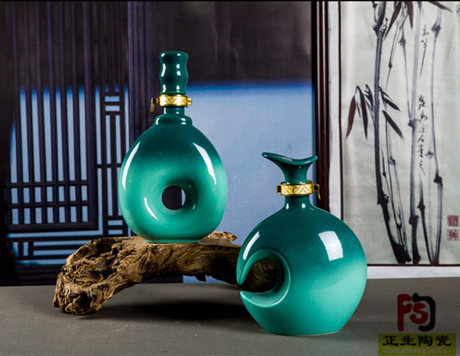 上海粉彩陶瓷酒瓶1斤厂家报价