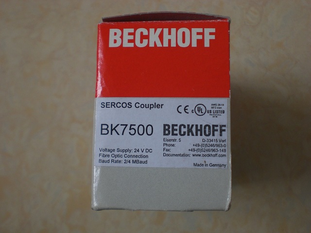BK7500倍福模块总线耦合器bk7500原装BEC