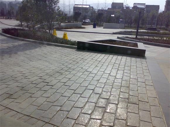 广西艺术纹路地面 贺州市混凝土压花地坪 模压地坪材料