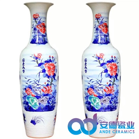 陶瓷花瓶花瓶定制  礼品大花瓶