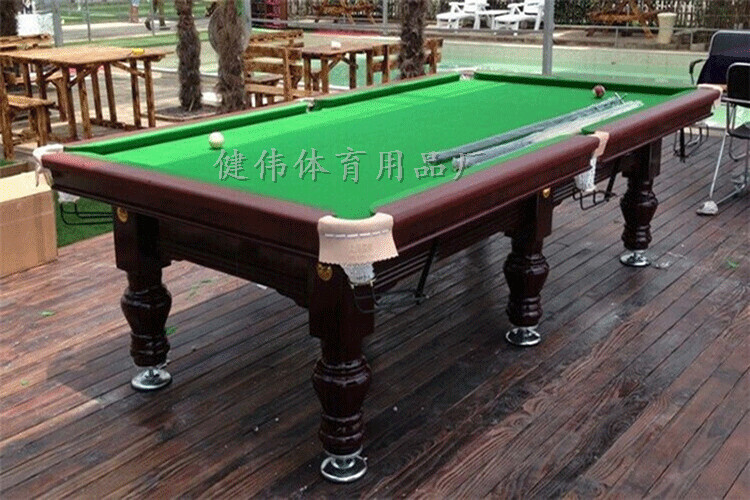 北京健伟台球桌厂家直销标准美式台球案子大理石台面