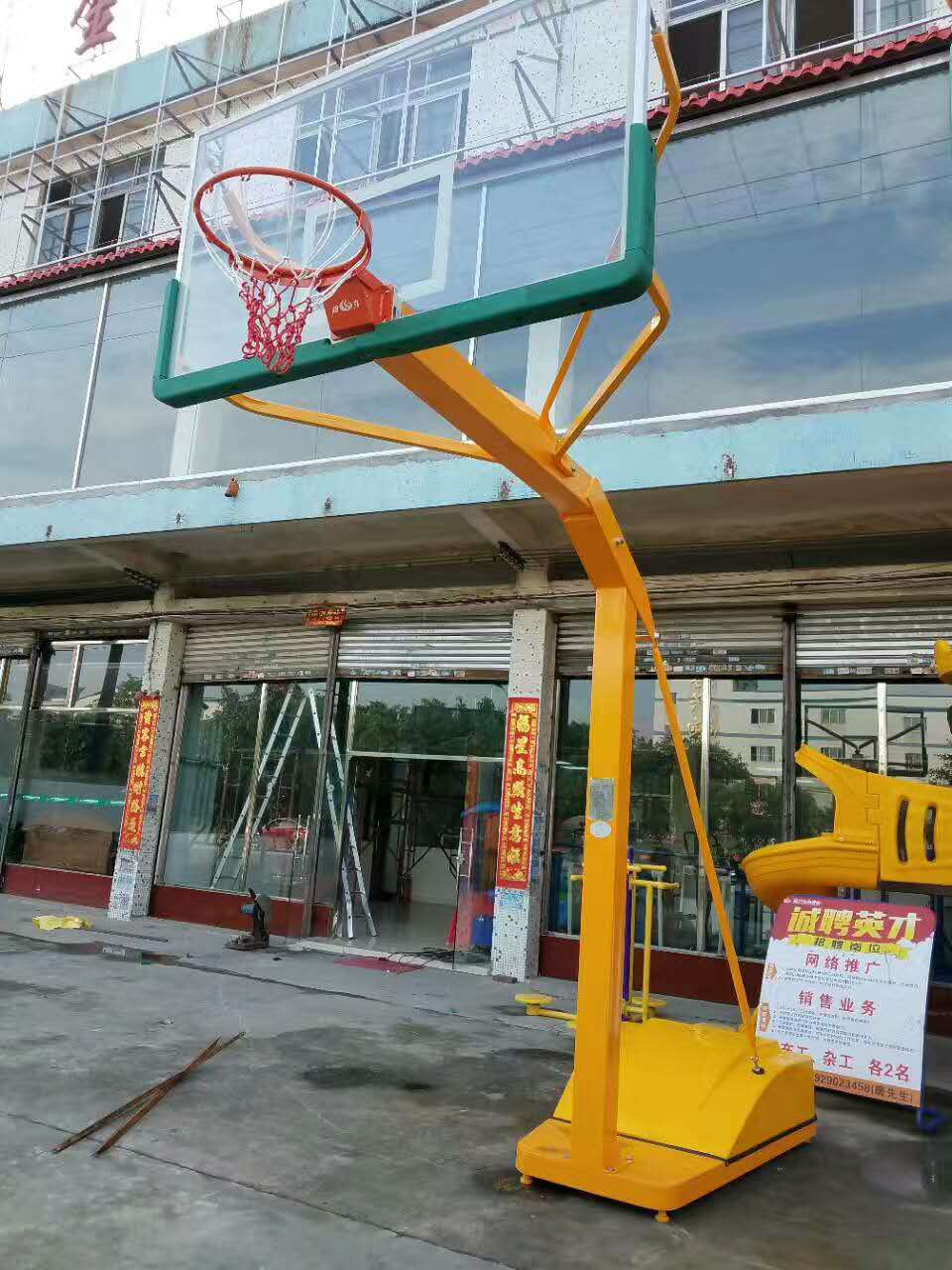 江门市篮球架厂家直销学校标准篮球架