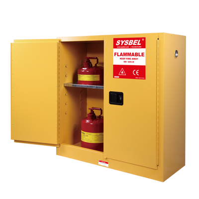 西斯贝尔易燃液体安全柜WA810300 30加仑黄色