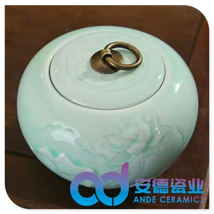 陶瓷罐子 陶瓷蜂蜜罐  陶瓷罐子定做 陶瓷储物罐