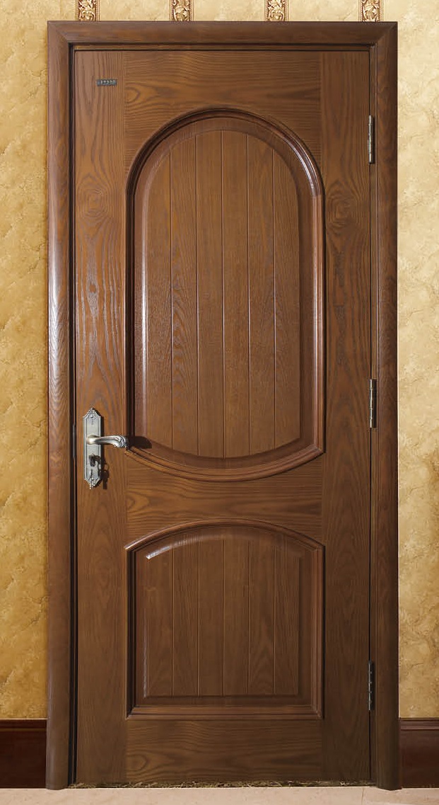 山东木门代理 实木复合烤漆门 白橡木实木门