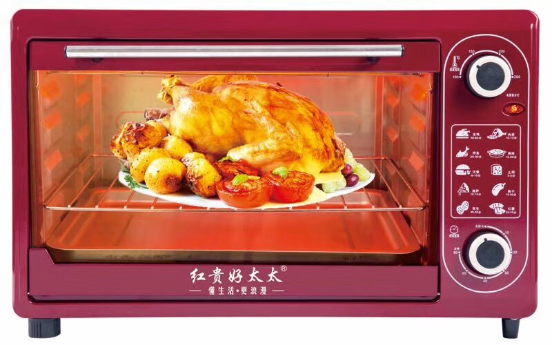 家用烘焙烤箱 智能48L电烤炉面包机多士炉实用礼品