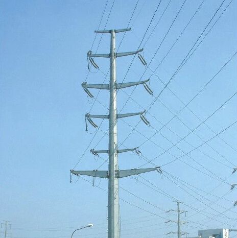 海东市10KV电力杆、钢桩基础及电力钢杆