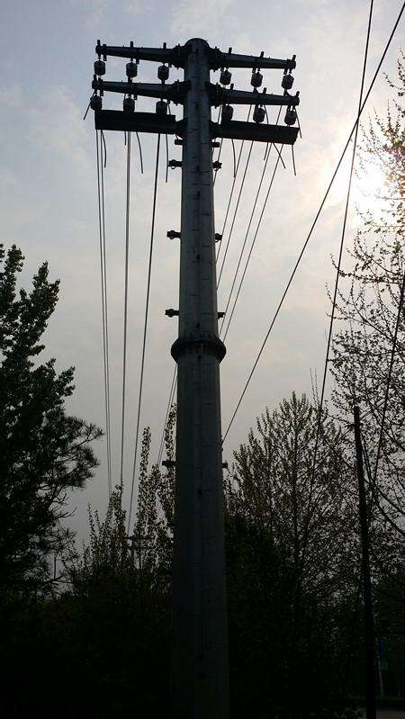 固原市益瑞钢杆厂家19米35kv电力钢杆 终端钢杆