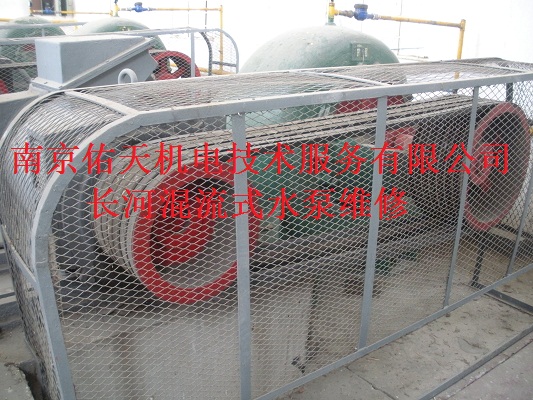 南京雨水泵站混流式水泵年度保养