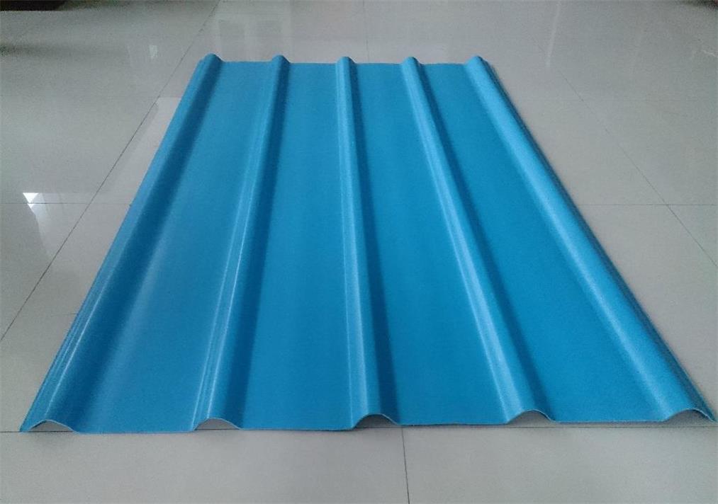 厂家直供塑料建材塑钢瓦蓝色塑料波浪瓦 隔热PVC塑料塑钢瓦