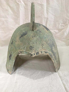 士兵帽古代士兵头盔青铜器厂家文物修复