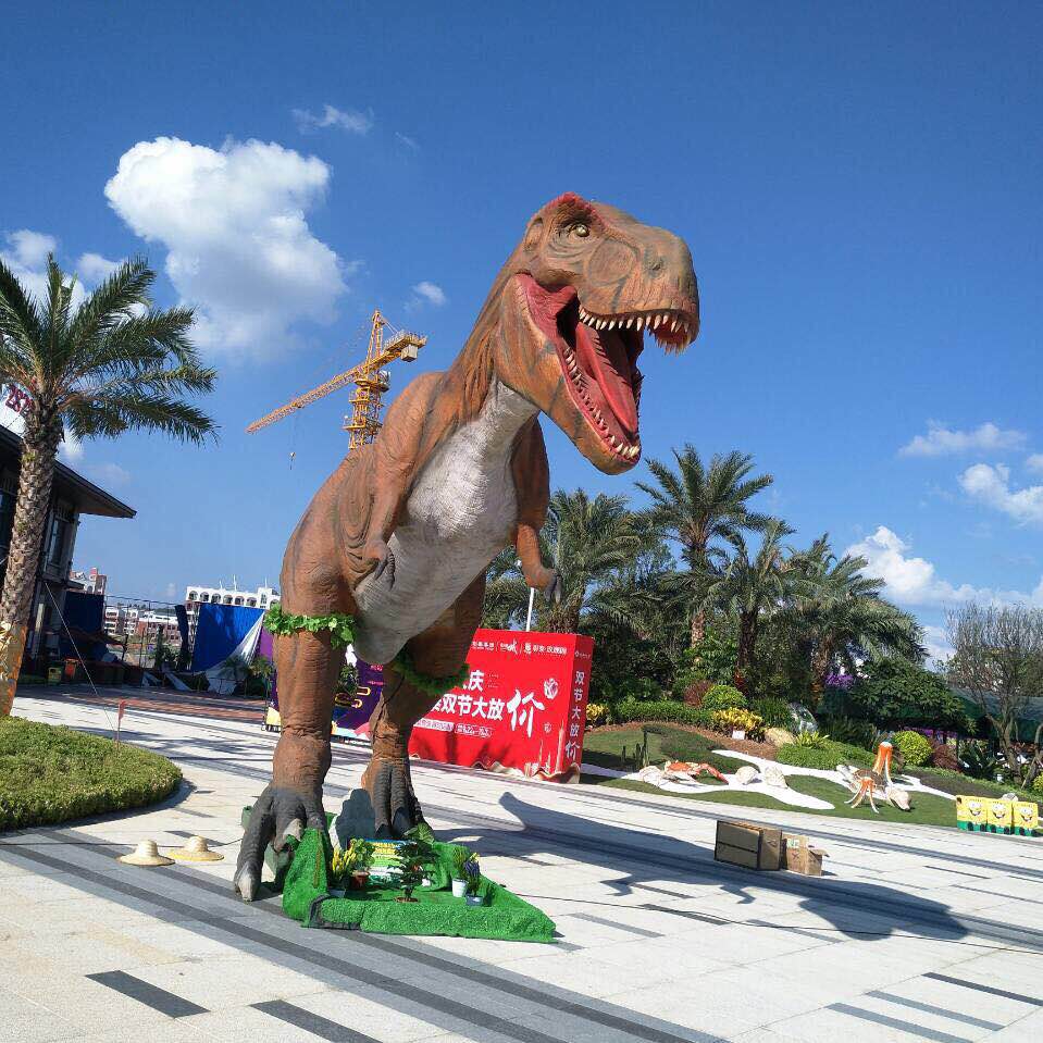 广东广州大型动态仿真恐龙出租租赁巨型恐龙模型租赁恐龙化石展