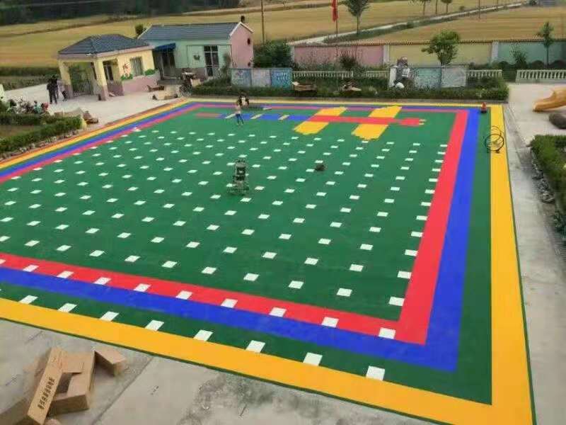 济南悬浮地板厂家幼儿园篮球场悬浮地板供应