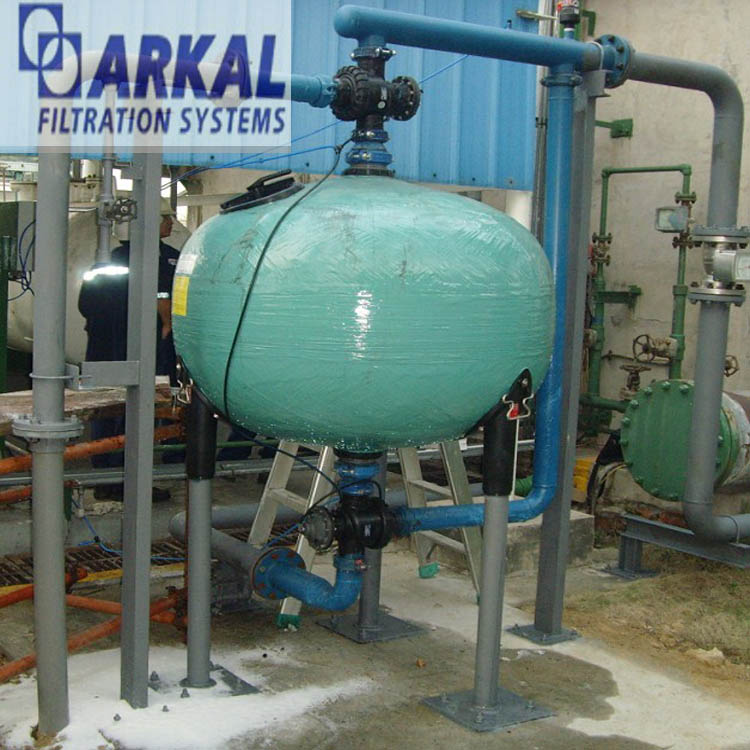 以色列阿科AGF砂滤器电厂冷却循环水自动反冲洗全塑浅
