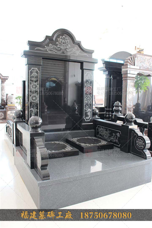 厂家专业生产 大理石墓碑定制 组合石材石雕墓碑