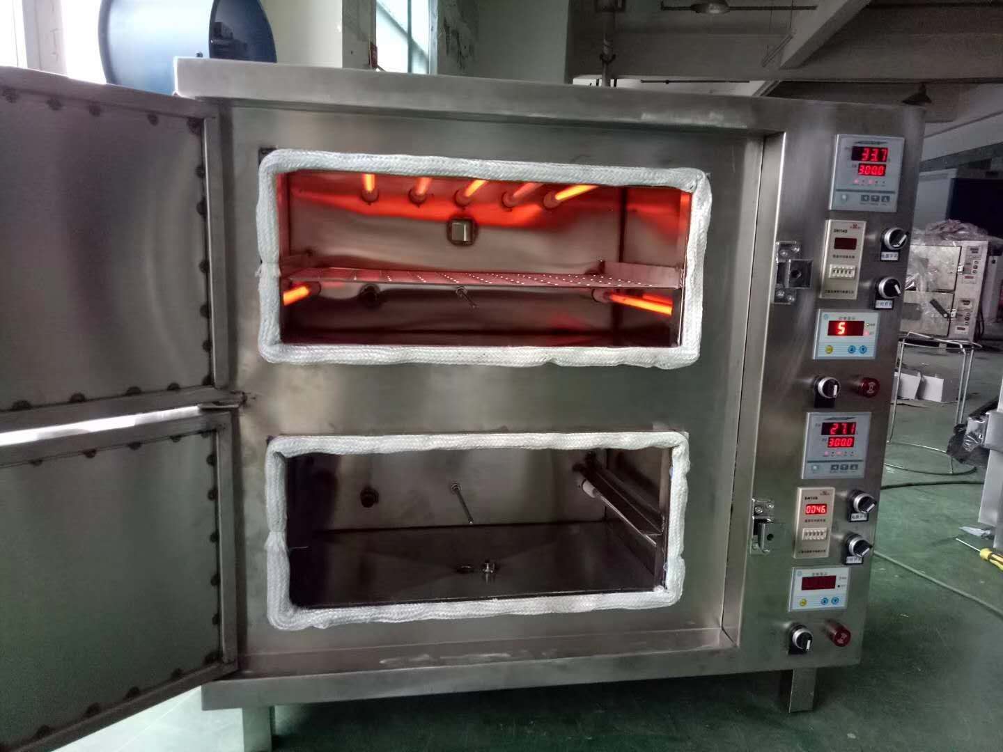 泰安村夫烤鱼用的电烤箱,烤鱼箱厂家直销