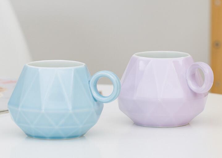欧式金边咖啡杯碟定制茶水分离陶瓷杯定制骨瓷马克杯定做