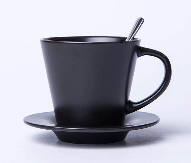 陶瓷杯子定做高档礼品杯子陶瓷马克杯定做咖啡杯碟欧式金
