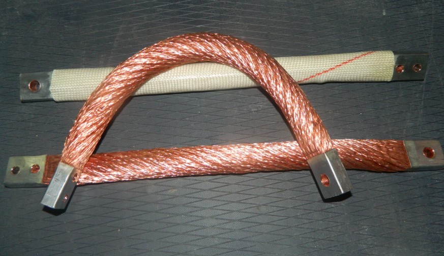 文达电气透明护套多股软铜绞线软连接 金属导电软带线