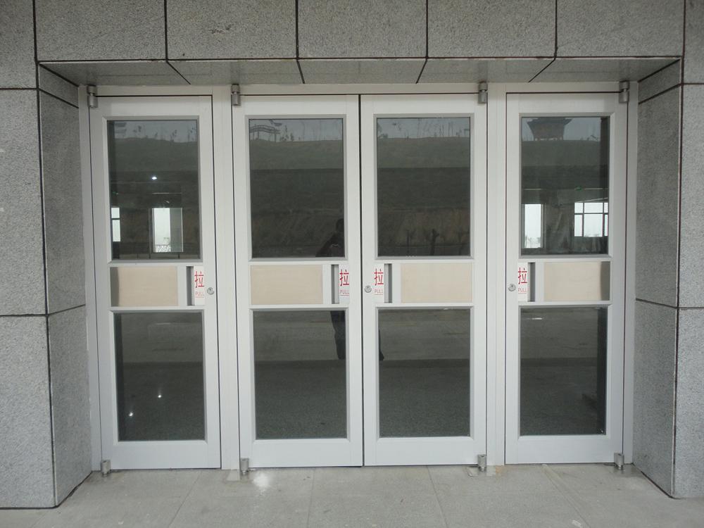 天津市安装玻璃门 旋转门 地弹门 平开玻璃门