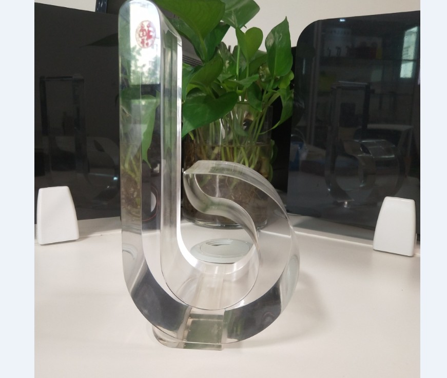 深圳厂家定制异形透明亚克力奖杯透明有机玻璃造型纪念奖