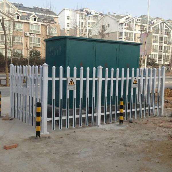 供应塑钢电力围栏 PVC箱变护栏