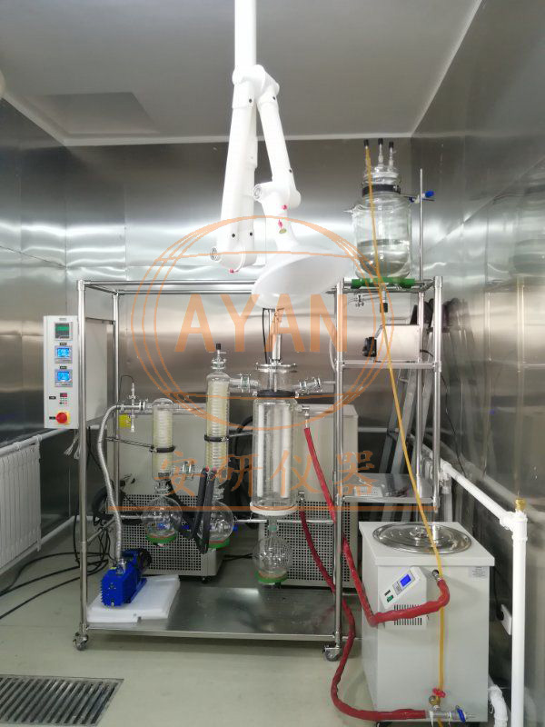 湖南短程蒸馏器AYAN-F150分子蒸馏装置