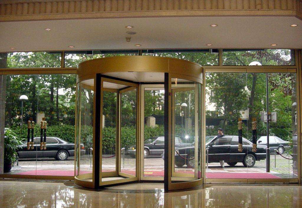 供应定制保养全国酒店多玛三翼旋转门 商用门