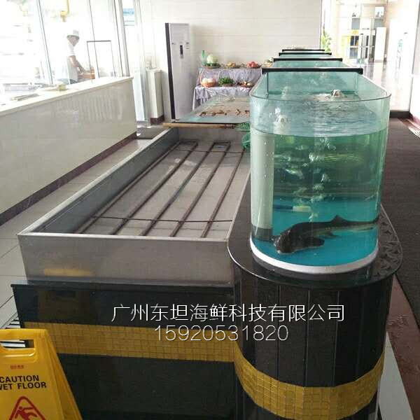 海鲜池定做公司,广州饭店鱼池安装,广州海鲜池定做设计
