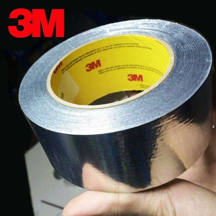 美国原装425金属铝箔纸胶带 导电导热耐高温金属胶带