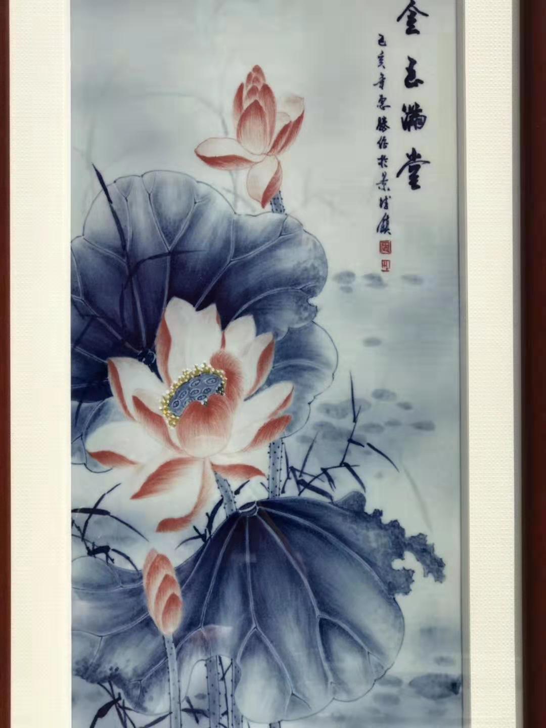 江西景德镇手绘陶瓷瓷板画定制