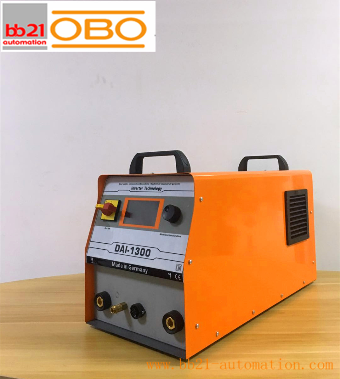 德国OBO螺柱焊机拉弧逆变式DAI1300同比传统焊