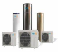 循环性空气能、即热性空气能热水设备、商用机热水设备