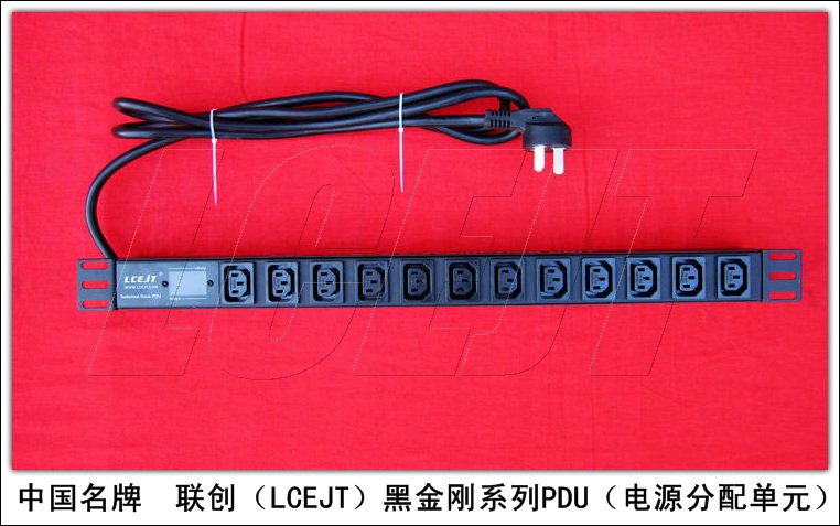 LCEJT黑金刚PDU12位16A双数显电流电压机柜