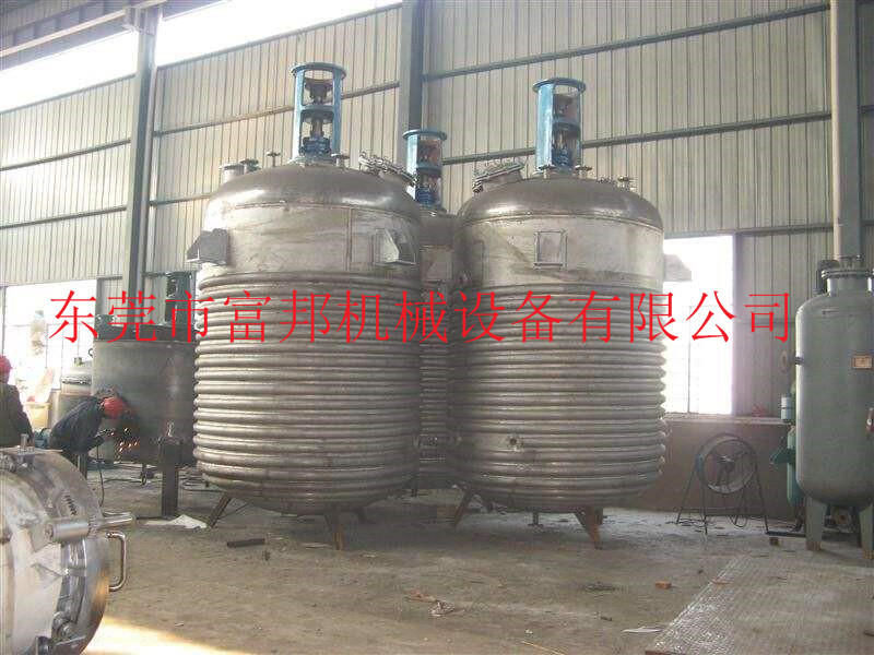 广州不锈钢反应釜,内外盘管加热反应釜罐子价格
