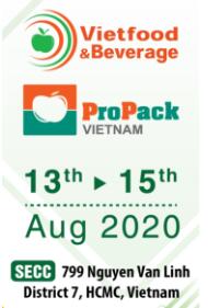 2020年越南国际食品饮料及包装机械展VIETFOO