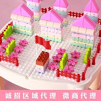 杭州智宣儿童积木桌 儿童学习桌子 多功能玩具桌