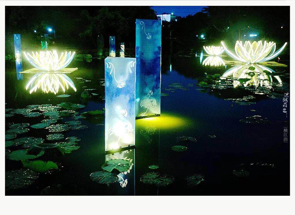 园林景观灯光雕塑设计园林灯光照明规划雕塑灯光设计