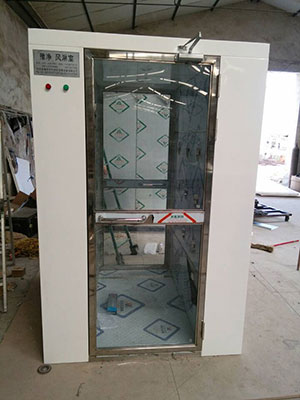 芜湖电子厂冷板不锈钢风淋室 单人双吹风淋室规格